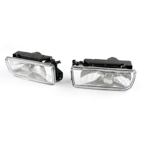 1992-1998 BMW E36 3 Series 318I 2x Front Bumper Fog Lights Lamps Clear Lens Generic