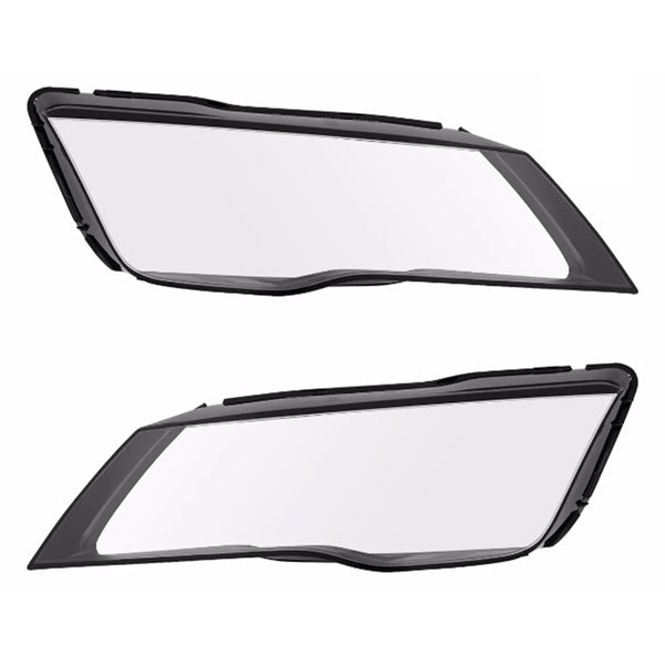 2Pcs Front Headlight Lens Cover Shell Clear For Audi A7 S7 RS7 2012-2015