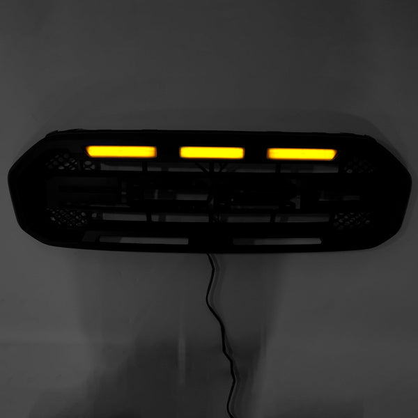 2019-2023 Ford Ranger med LED-lys ingen frontkameraer svart raptor stil fremre støtfanger grillgitter generisk