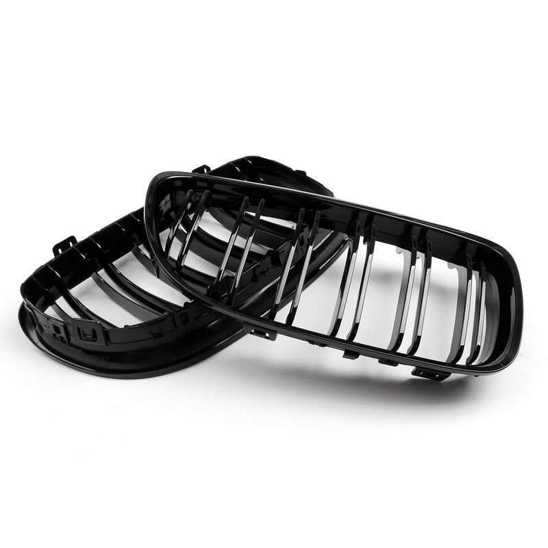 Rejillas delanteras de riñón de doble costilla para BMW E90/E91 LCI Serie 3 2008-2012