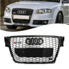 2009-12 Audi A4/A4 Avant/S4 B8 Exchange RS4 Style Honeycomb Sport Mesh Hex Grill