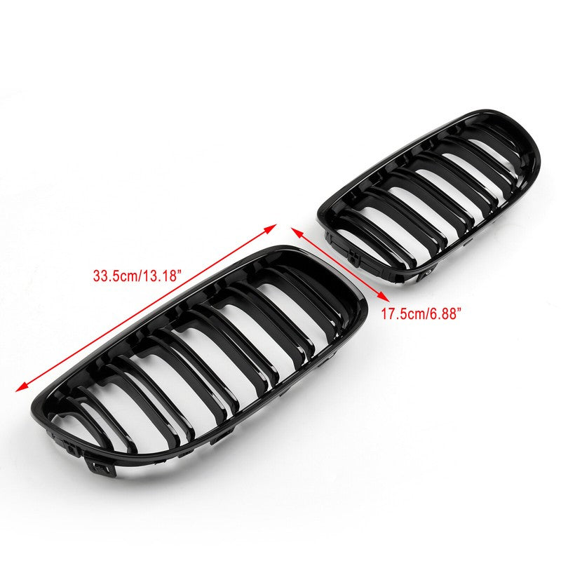 Rejillas delanteras de riñón de doble costilla para BMW E90/E91 LCI Serie 3 2008-2012