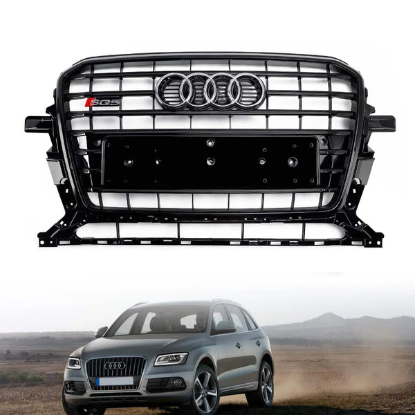 2013-2017 Audi Q5 8R Zwart RSQ5-stijl Honingraatgaas Sport Hex Grill Algemeen