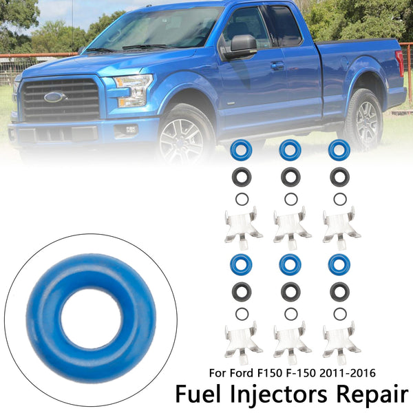 2011-2016 Ford F150 3.5L Turbo EcoBoost 6PCS Fuel Injector Repair Seal Kit BL3Z9F593B CM5202