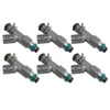 6PCS Fuel Injector 16450-RJA-A01 Fit Acura RL TL 3.5L V6 2005-2008