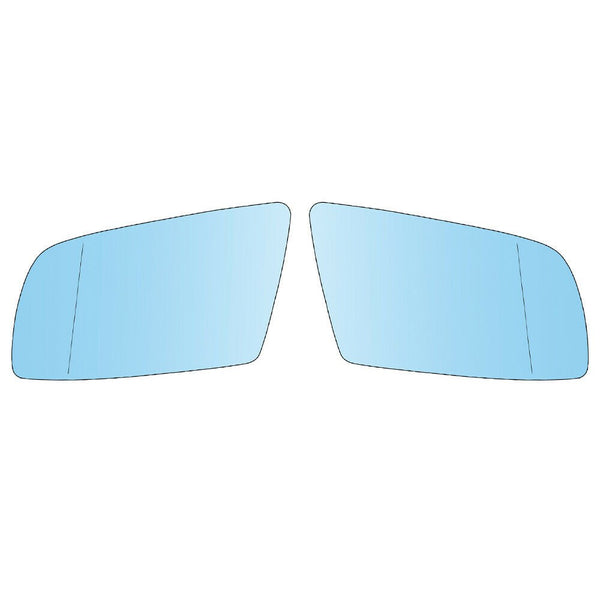 2003-2010 BMW 5-Series E60 Sedan(Do not fit M5) Left+Right Side Heated Blue Door Mirrors Glasses 51167065081 51167065082 Generic