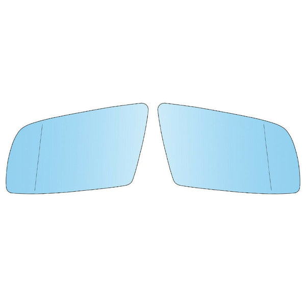 2004-2010 BMW 5-Series E63 Coupe(Do not fit M6) Left+Right Side Heated Blue Door Mirrors Glasses 51167065081 51167065082 Generic