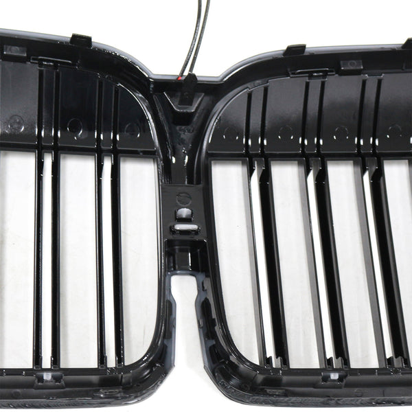 2019-2022 BMW 7 Série G11 G12 Dvojitá slabora Gloss Black Front Grill Grille Generic