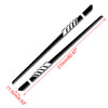 2pcs Side Skirt Stripes Decal Sticker for Mercedes Benz W205 C Class AMG Black