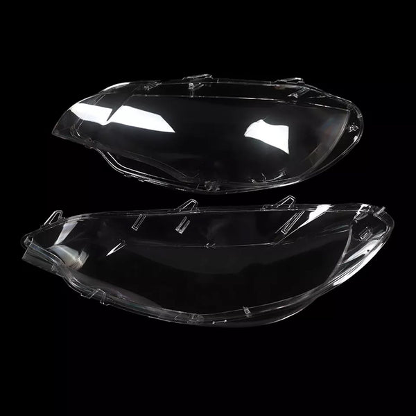 2008-2014 BMW E71 X6 2PCS Clear Headlight Lens Cover Headlamp Left + Right 63117271371 63117271372 Generic