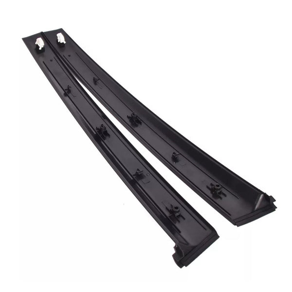 Left&Right Door Garnish Trim Pillar Sash Set SLJ-1173A-BK For Honda Civic 92-95