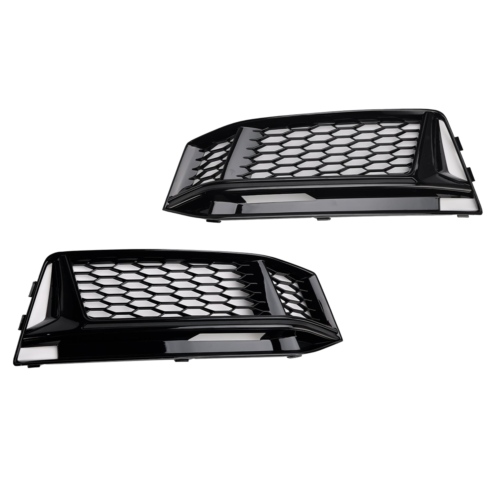2016-2018 Audi S4/A4 S-Line B9 2 stk. tågelygteafdækning til grill 8W0 807 681 K 8W0 807 682 K Generisk