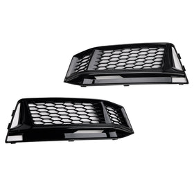 2016-2018 Audi S4 / A4 S-Line B9 2PCS Fog Light Cover Grille 8W0 807 681 K 8W0 807 682 K Generic
