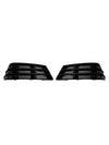 2016-2018 Audi A4 B9 Standard Version into RS4 Style 2PCS Front Fog Light Grille Lower Bumper Grill 8W0 807 681 R 8W0 807 682 R Generic