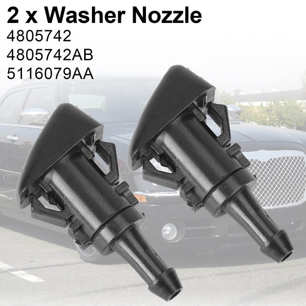 2006-2010 Dodge Charger 2Pcs Windscreen Wiper Washer Nozzle Jet Spray 5116079AA