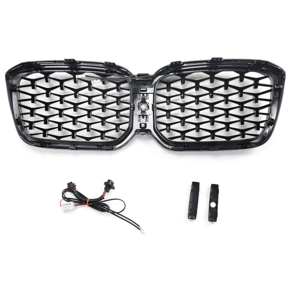 2022-2025 BMW X3 G01 X4 G02 Diamond Burumper Grille renale CHORME GENERIC