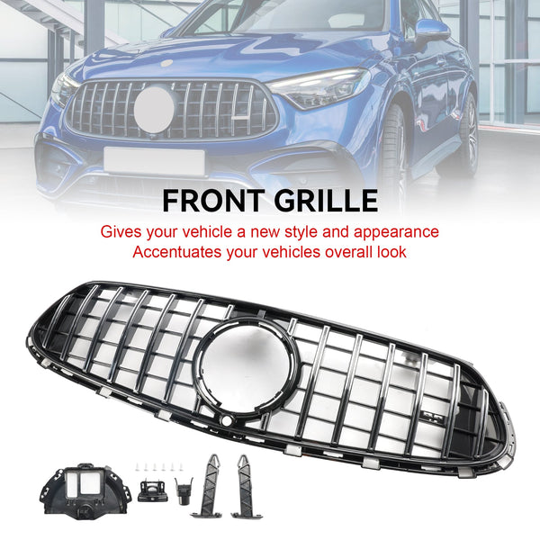 2022-2024 Mercedes Benz GLC-Klasse X254 C254 met AMG-Line Voorbumper Bovenste Grill Grille Generiek