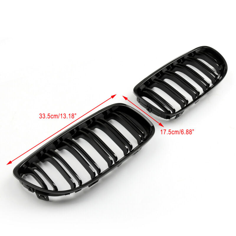 Rejillas delanteras de riñón de doble costilla para BMW E90/E91 LCI Serie 3 2008-2012