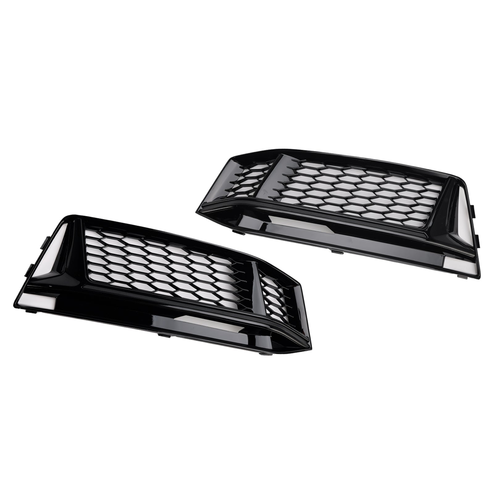 2016-2018 Audi S4/A4 S-Line B9 2 stk. tågelygteafdækning til grill 8W0 807 681 K 8W0 807 682 K Generisk