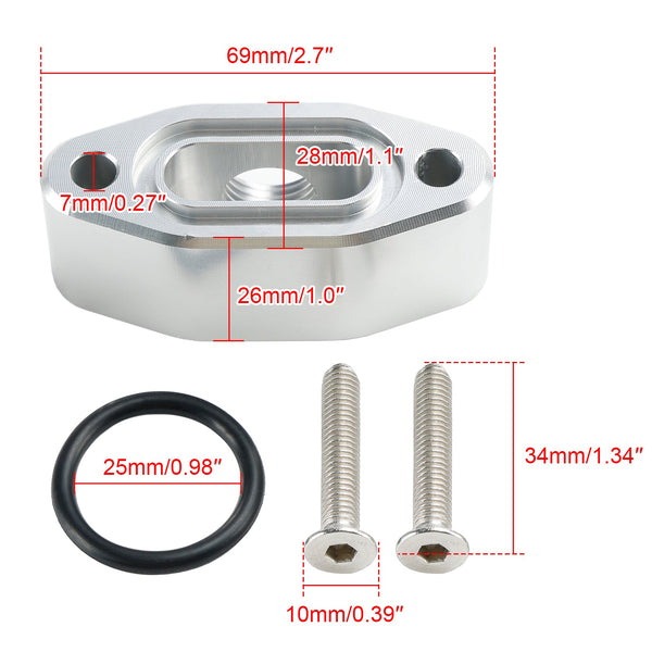 Billet oljetryckssensor flyttadapter 551534 för LS LQ L92 L99 L33 LR4 Generic