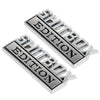 2 st Shitbox Edition Emblem Decal Badges Stickers Voor Ford Chevy Auto Vrachtwagen #B