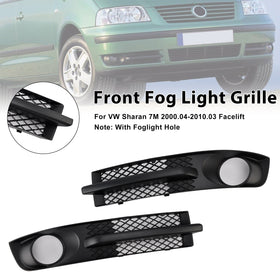 US: Front Bumper Fog Light Grill Fit VW Sharan 7M 2000-2010 W/ Foglight Hole
DE: Links Rechts Gitter Nebelscheinwerfer Lüftungsgitter für VW Sharan 2000-2010