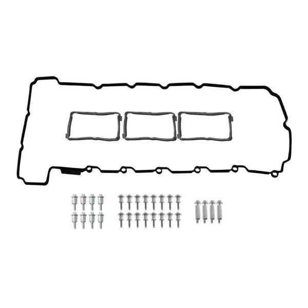 2009–2017 BMW F10/F11/F07 535i N55B30M0 3.0T N55B42 Motorventildeckel mit Dichtung + Kappe 11127570292 E358-AS Generisch