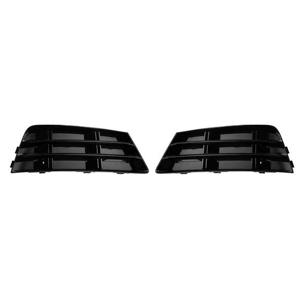 2016-2018 Audi A4 B9 Standard Version into RS4 Style 2PCS Front Fog Light Grille Lower Bumper Grill 8W0 807 681 R 8W0 807 682 R Generic