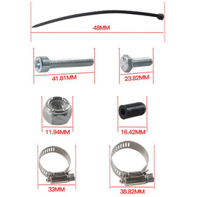 2011-2023 Ford 6,7L Powerstroke Diesel F250 F350 F450 EGR Delete Kit med strålarrör