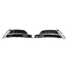 2018-2019 Audi S5 A5 S-Line 2Pcs Front Bumper Fog Light Grille Cover Trim 8W6807682FRU6 8W6807681FRU6