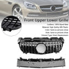 2011-2016 Mercedes-Benz SLK-klasse R172 SLK55 Chrome Front Upper Nedre Grille A1728880160 Generisk