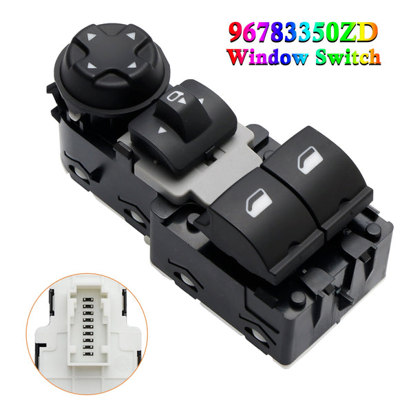 07.2019-On Opel Corsa F Drivers Electric Window Switch 96783350ZD