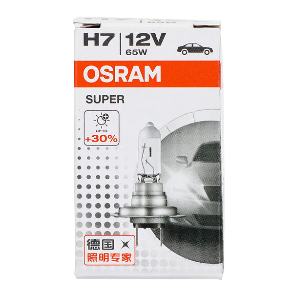 H7 For OSRAM Car Headlight Lamp Super +30% More Light PX26d 12V65W 62282 Generic