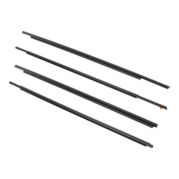 2004-2009 Toyota Prius 4PCS Door Glass Belt Outer Molding Weatherstrip