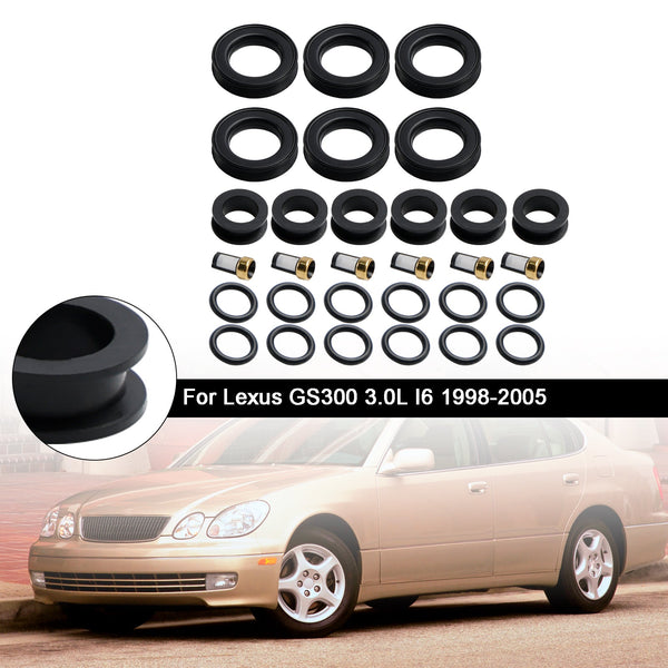 1998-2005 Lexus GS300 3.0L I6 Reparationssats för bränsleinsprutare 23250-46090 842-12268 Generisk