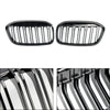 2018-2021 BMW Série 2 F45 F46 2PCS Gloss Black Front Kidney Grill Grille Genérico