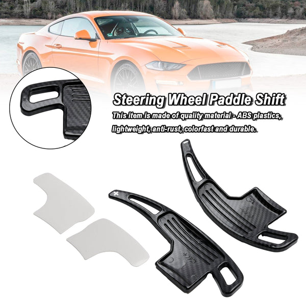 2015-2023 Ford Mustang Carbon Style Paddle Shifter Trimaccessoires Zwart Generiek