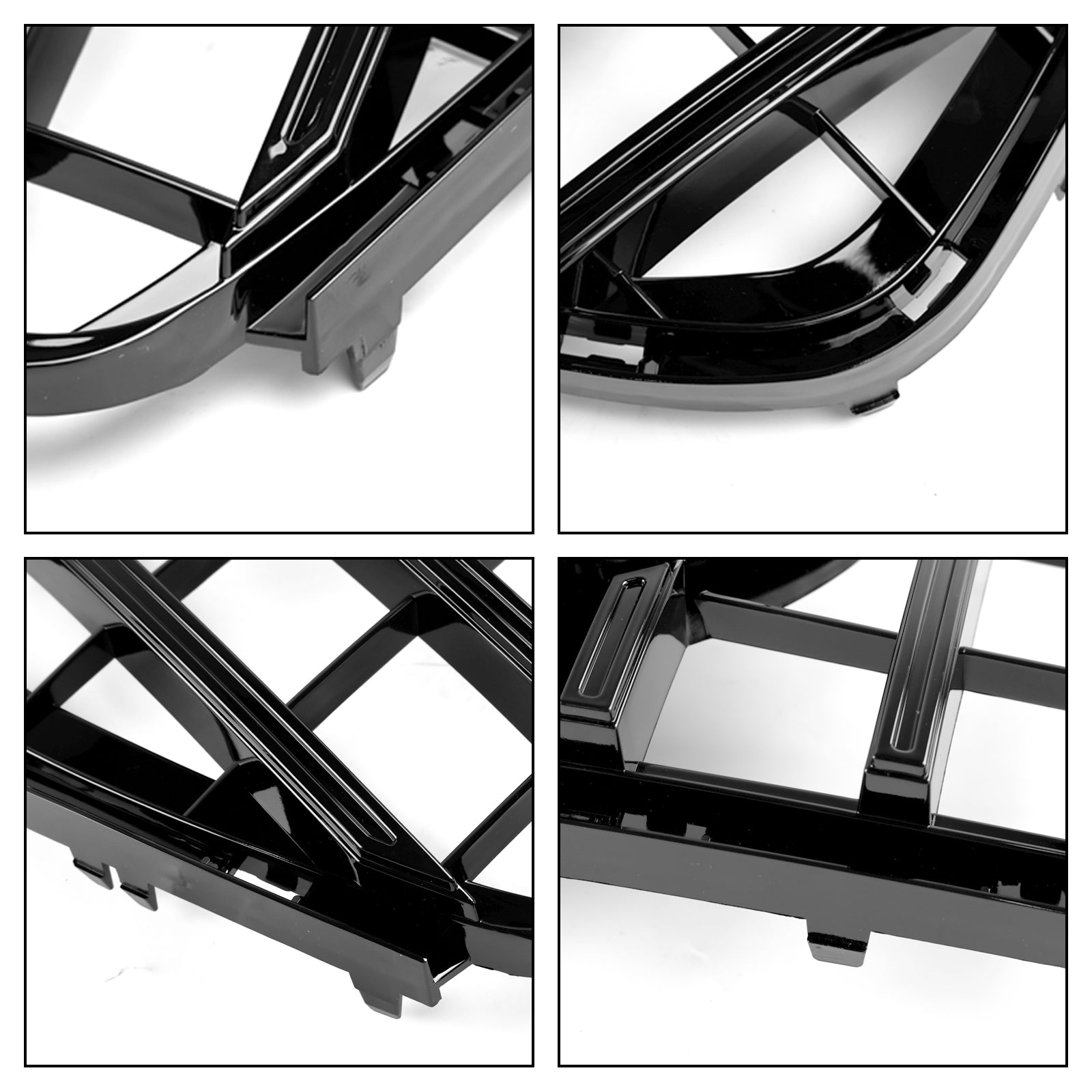 2020-2023 Mercedes-Benz GLE Coupe C167 Pre-Facelift Gloss Black Front Grill