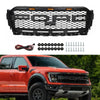 Ford F150 2021-2023 Raptor Fashion substituição ABS grade do para-choque dianteiro com LED