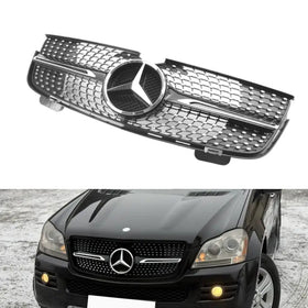 2007-2009 Mercedes Benz GL-Class X164 GL450 Chrome Diamonds Front Bumper Grille 1648880223