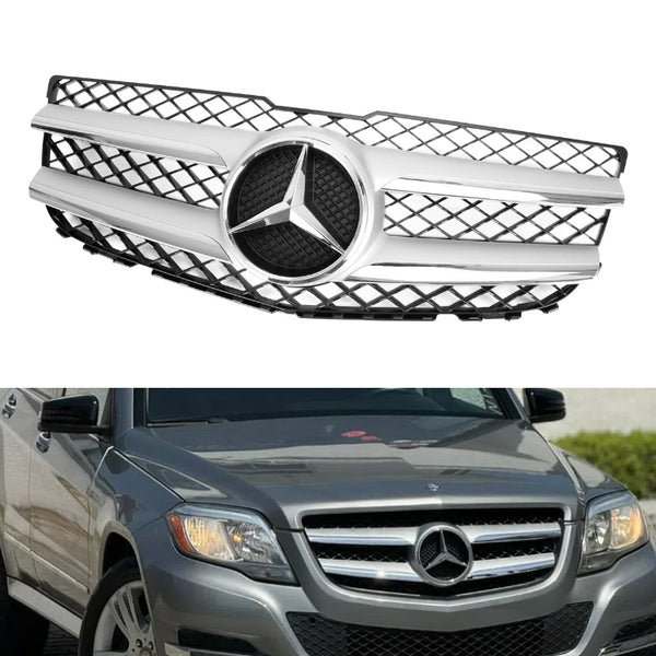 2012-2015 Benz GLK300 Base Sport Utility 4 portas 2048802983 Frente Superior Capô Bumper Grill Substituição Genérica