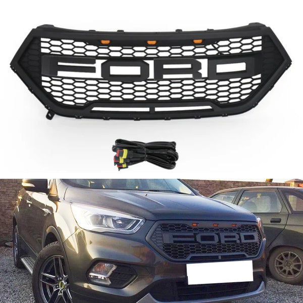 Ford Edge 15-18 Raptor Style Griglia paraurti anteriore Griglia nera superiore Generico