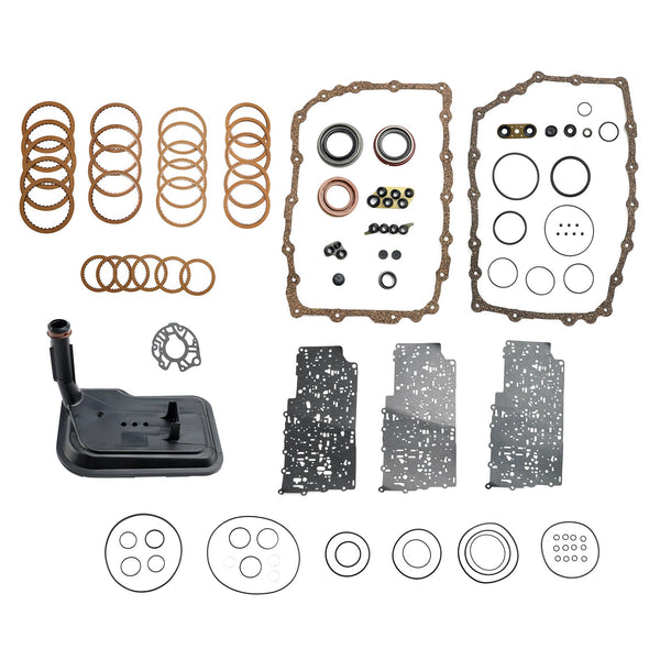 2006-2010 Am General Hummer-H2, SUT 6 SP R/4WD V8 6.0L 6.2L 6L80E 6L80 Transmission Master Rebuild Kit 24236931 34664P Generic