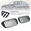 2015.7-2019.1 BMW 7 Series G11 Long-Wheel Base Pre-Facelift Gloss Black Front Kidney Grille