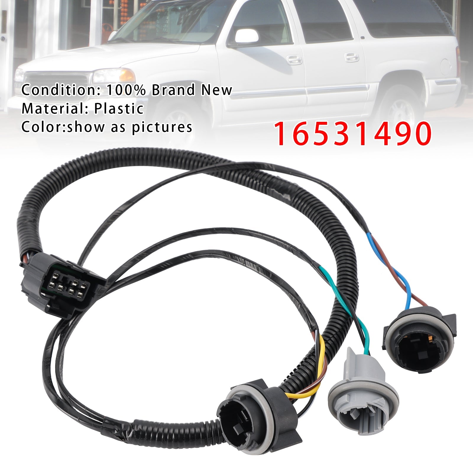 Baglygte ledningsnet 16531490 til Cadillac Escalade Chevrolet Suburban 1500