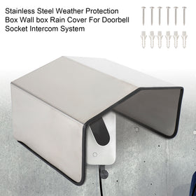 Stainless Steel Weather Protection Box Wall box Rain Cover For Doorbell Socket Generic