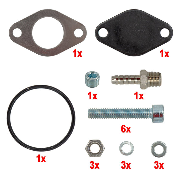 Kit de tubería de válvula de eliminación EGR para Audi 2.0 Tdi para VW Golf Mk5 Skoda Seat Jetta genérico