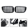 2015.07-2019.01 BMW 7 Series G11 Long-Wheel Base Pre-Facelift Black 2 Lat Front Kidney Grille Generic