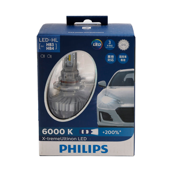 Philips Car Light LED-HL X-Tremeultinon LED 9005/6 HB3/4 12V 25W 6000K 11005XU Generic