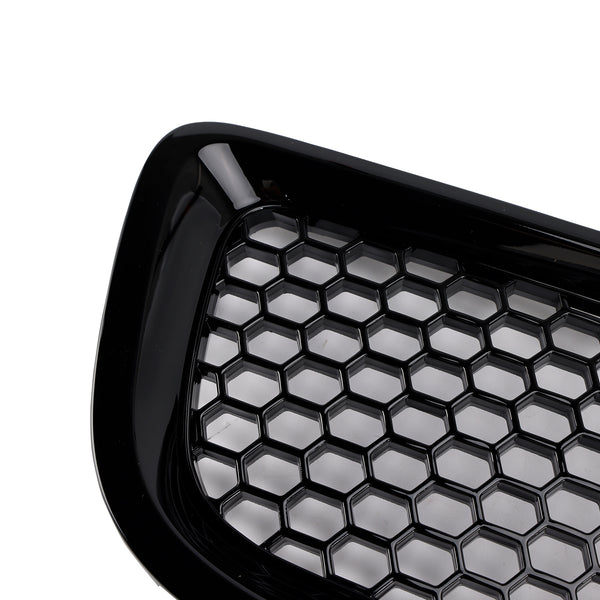 Gloss Black Front Bumper Honeycomb Grille Grill Fit Volvo S40 V50 2008-2012